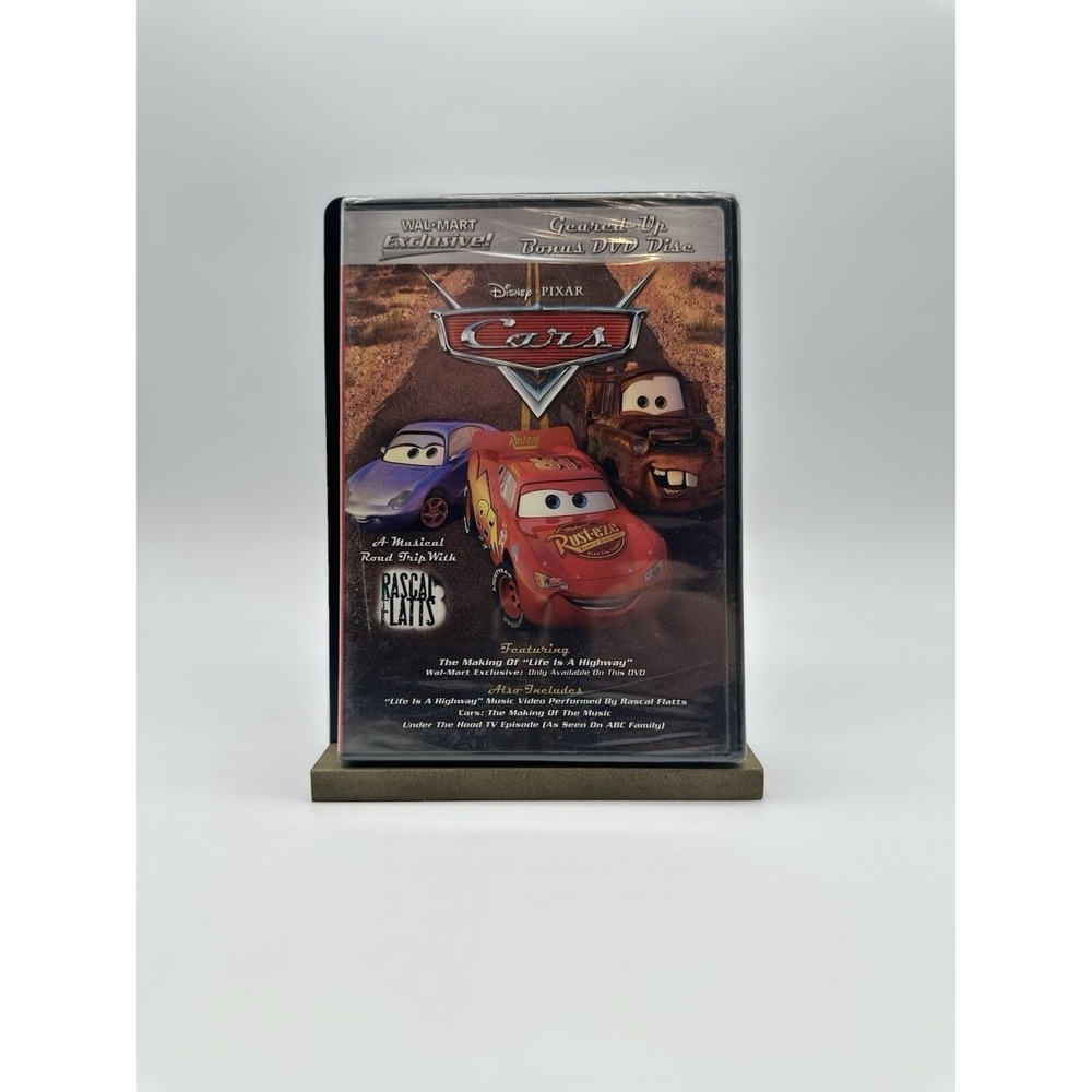NEW Disney PIXAR Cars Geared-Up BONUS DVD Disc WalMart Exclusive‎ Rascal Flatts